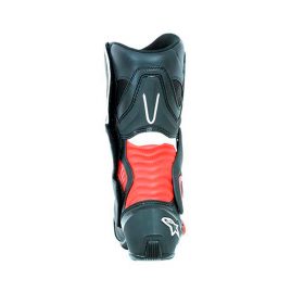 Alpinestars Botas de motocicleta SMX-6 v2 Street para hombre, negro/rojo, 50