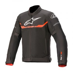 chaqueta alpinestar T-SP-S waterproof negro rojo flúor en murcia francisco belmonte