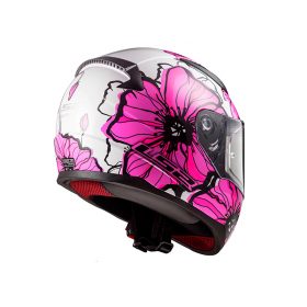 casco ls2 ff353 rapid poppies rosa en murcia francisco belmonte