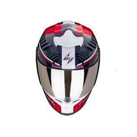 casco scorpion exo r1 evo air victory rojo azul amarillo en murcia francisco belmonte
