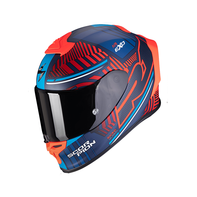 casco scorpion exo r1 air victory azul mate rojo en murcia francisco belmonte