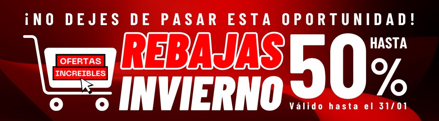 banner rebajas boutique francisco belmonte en murcia hasta el 50 por ciento