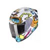 casco scorpion exo jnr air fun blanco azul en murcia francisco belmonte