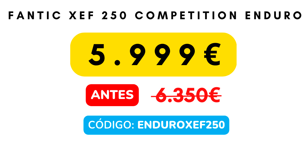 promocion fantic xe 250 competition enduro en murcia francisco belmonte